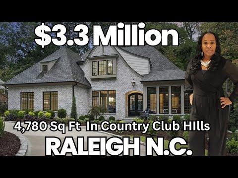 $3.3 Million | Empty House Tour | Country Club Hills | Luxury New Construction | Raleigh NC