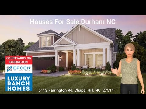 Houses For Sale Durham NC 27713|Epcon Ranch Homes Courtyards On Farrington Rd Near Chapel Hill