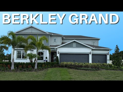 Inside Tour of Beautiful Florida Luxury Home on 1/2 Acre Lot. New Construction House Tour