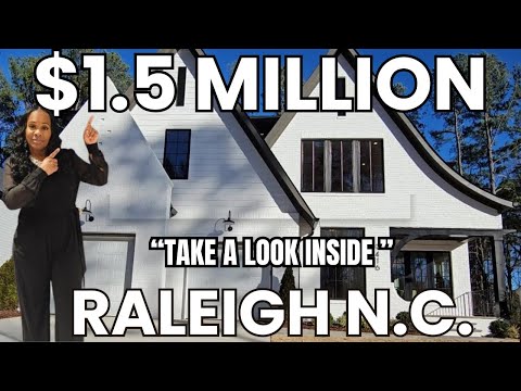 $1.5 Million | Luxury House Tour | Raleigh NC | New Construction|