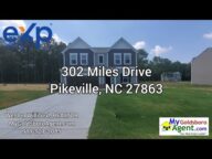 New Construction Home For Sale- 302 Miles Dr., Pikeville NC – 4.99% 2/1 Buydown + $7500 CC Paid!!