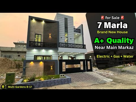 7 Marla Beautiful House for Sale in B17 Islamabad | A++ Quality Construction | #b17islamabad