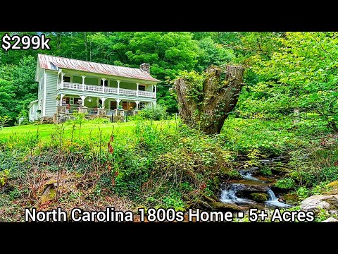 North Carolina Old Homes For Sale | $299k | North Catolina Real Estate For Sale | 1800s Home