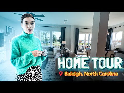 Home Tour In Raleigh, NC | New Construction Luxury Home by Builder David Weekely Homes.