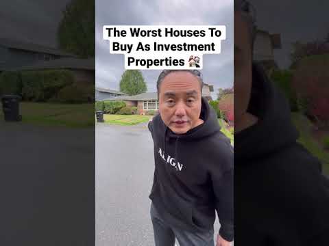 The Worst Houses To Buy As Investment Properties #shorts