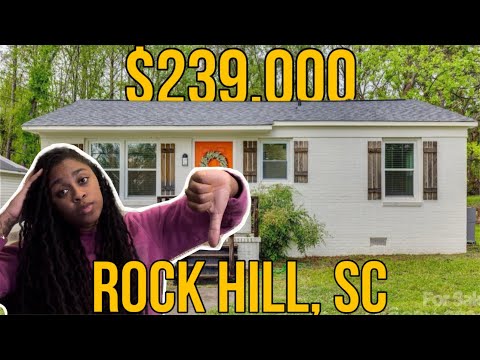 REVIEWING A $239,900 HOUSE FOR SALE IN ROCK HILL, SC | MOVING TO CHARLOTTE | **ZILLOW YOUTUBE**