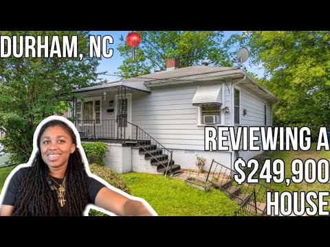 REVIEWING A $249,900 HOUSE FOR SALE IN DURHAM, NC | MOVING TO BULL CITY | **ZILLOW YOUTUBE**