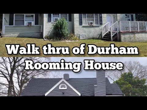 Walk Thru of our Rooming House in Durham, NC #realestateinvesting #rentalproperty #roomrent