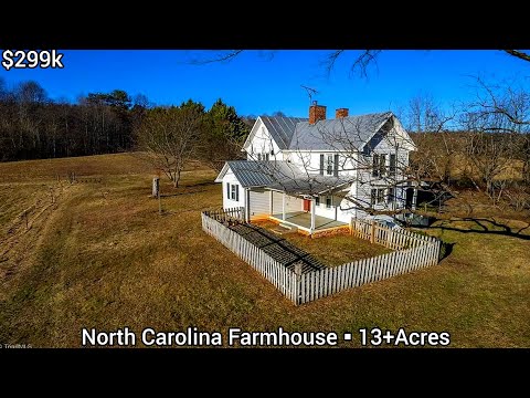 North Carolina Farmhouse For Sale | $299k | 13+ Acres | Cheap Old Houses | Old House Life
