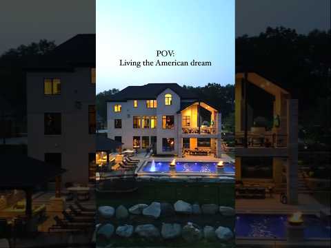 Pulling up in style to a custom built backyard that has it all #luxury #luxuryhomes #realestate