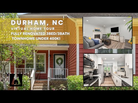 Homes for Sale in Durham, NC | Fully Renovated 3 bedroom Townhome in Desired Woodcroft Subdivision!