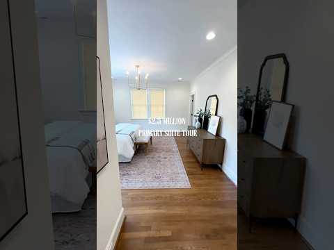Tour of One of the Best Primary Suites #luxuryrealestate #ncrealestate #bedroomdesign
