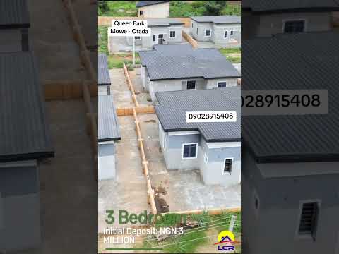 QUEENS PARK ESTATE, MOWE OFADA. 2 AND 3 BEDROOM BUNGALOW UNIT WITH 2 YEAR PLAN